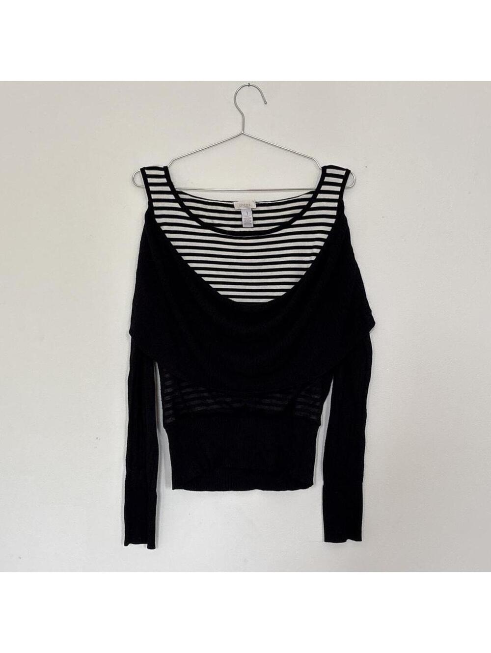Chico's Subversive Whimsygoth Striped Top